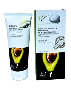 Глубокоочищающая пенка с экстрактом авокадо 100 Ecobranch