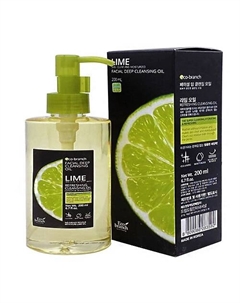 Гидрофильное масло для глубокого очищения лица лайм 200 Ecobranch