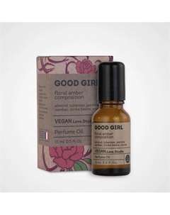 Парфюмерное масло для тела Good Girl миндаль кофе жасмин бобы тонка 15 Vegan.love.studio