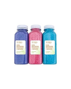 Морская соль для ванны с шиммером подарочный набор 1200 Yukka спа-мастерская оксаны мороз