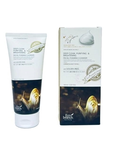 Глубокоочищающая пенка с муцином улитки 100 Ecobranch