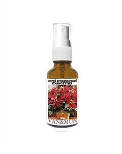 Ароматический спрей для дома и офиса Пуансеттия 30 Van&mun