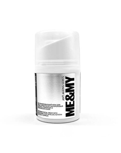 Восстанавливающий крем для лица с мицеллами гиалуроновой кислоты, гликоином и комплексом солей 30 Me&my