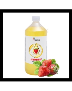 Массажное масло для тела «Клубника», натуральное 1000 Verana by hands of nature