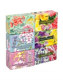 Мыло натуральное туалетное твердое набор 6 Sentiment love