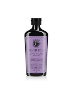 Шампунь для светлых и седых волос Silver Fox Anti Yellow Shampoo 300 Lavish care