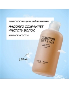 Глубокоочищающий шампунь для всех типов волос с ниацинамидом и инулином 250 Riche