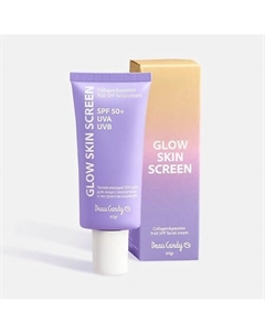 Увлажняющий солнцезащитный крем для лица SPF 50+ Collagen&passion fruit 60 Beaucandy