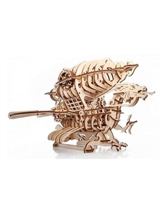 Деревянный конструктор 3D Дирижабль Skylord Ewa eco-wood-art