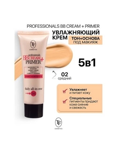 Крем-тон и Основа под макияж professional BB Cream+Primer Tf