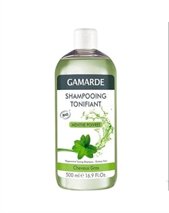 Тонизирующий шампунь с перечной мятой и термальной водой из источников 500 Gamarde