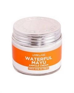 Ампульный крем с лошадиным жиром WATERFUL MAYU AMPOULE CREAM 70 Lebelage