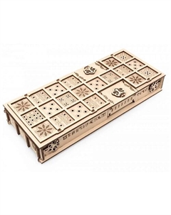 Деревянный конструктор 3D Настольная игра Gameset Ур и Сенет Ewa eco-wood-art
