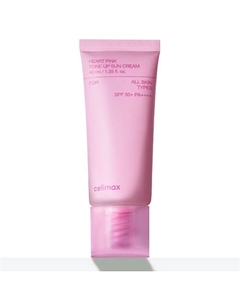 Солнцезащитный крем для сияния кожи Heart Pink Tone Up Sun Cream SPF50 40 Celimax