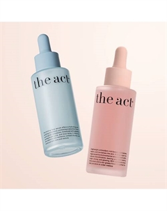 Набор сывороток для лица:антивозрастная и для сияния кожи 50 The act