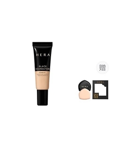 Тональный крем Black Foundation Cover Fit мини + Спонж Hera