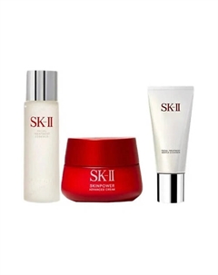 Набор средств для лица Эссенция+крем+Очищающее средство Sk-ii