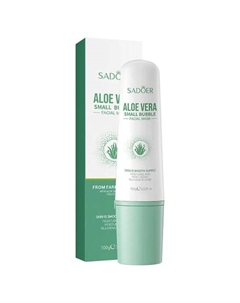Маска для лица мелкопузырьковая с экстрактом алоэ вера 100 Sadoer