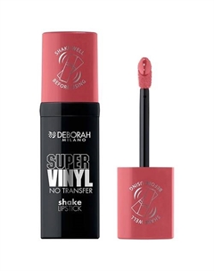 Помада для губ жидкая Super Vinyl No Transfer Shake Lipstick Deborah milano