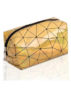 Неоновая косметичка прямоугольная "Стекло битое" Kosmoshtuchki