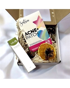 Набор гель точечный и голографические патчи 20 Satria