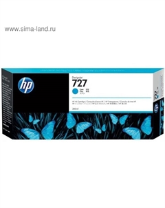 Картридж струйный HP 727 F9J76A голубой для HP DJ T1500/T1530/T2500/T2530/T920/T930 (300мл)  172480 Hp