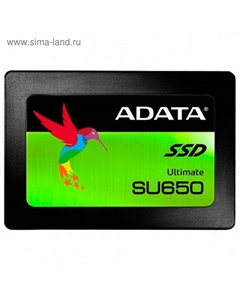 Накопитель SSD A-Data Ultimate SU650 ASU650SS-240GT-R, 240Гб, SATA III, 2.5" A-data