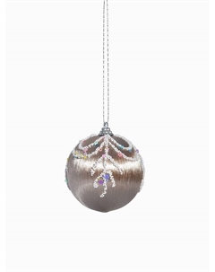 Ёлочные игрушки «Бамби», шары новогодние, d=8 см, 3 шт. золото Зимнее волшебство