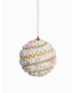 Ёлочные игрушки «Абель галант», шары новогодние, d=8 см, 3 шт., колор Зимнее волшебство