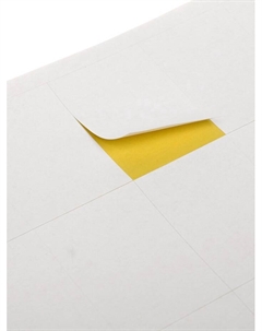 Этикетки А4 самоклеящиеся 100 листов, 80 г/м, на листе 18 этикеток, размер: 70×49.5 мм, глянцевые, белые Calligrata