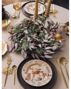 Венок новогодний d=38 см «. Уютная сказка» листья, шишки, зелень Зимнее волшебство