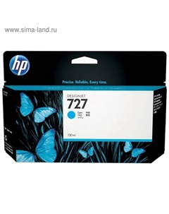 Картридж струйный HP 727 B3P19A голубой для HP DJ T920/T1500 (130мл) Hp