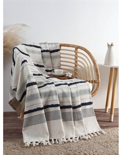 Плед с кисточками «», с таффтингом, 125×150 см, 550 г/м² Этель