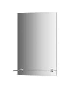 Зеркало, с фацетом, полочкой, 40х60 см Evoform