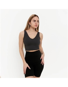 Топ женский, цвет серый, размер 42-46 White cotton