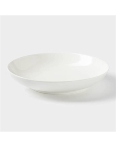 Тарелка фарфоровая глубокая Wilmax Olivia, 900 мл, d=23 см, цвет белый Wilmax england