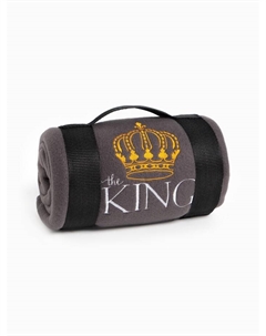 Плед флисовый «. Король», 130×150 см, флис 160 г/м² Этель