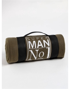 Плед флисовый «. Super man», 130×150 см, флис 160 г/м² Этель