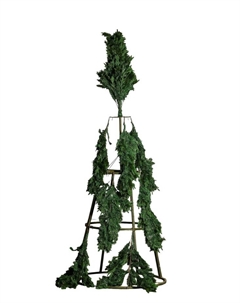 Искусственная ёлка «Праздничная смешанная», каркасная, 400 см, ПВХ ветки отгибаются Зимнее волшебство