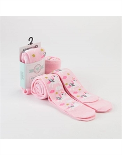 Колготки «Единороги», цвет розовый, рост 98-104 см Крошка я