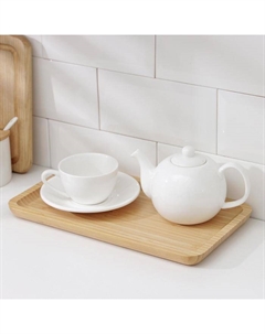 Блюдо для подачи Striata, 32×18×2 см, бамбук Доляна