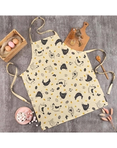 Фартук «» Chicken farm, 60×70 см, 100% хлопок, 164 г/м² Доляна