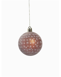 Ёлочные игрушки «Морозное утро», шары новогодние, набор 9 шт., d=6 см, коричневые Зимнее волшебство