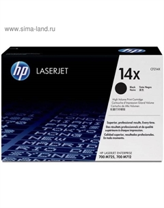 Картридж HP 14X CF214X для 700/M712 (17500k), черный Hp