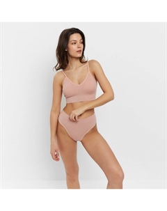 Комплект женский (топ, трусы), пудра, размер 42-44 Collorista