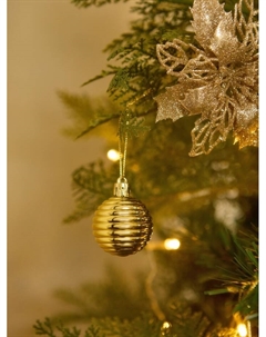 Ёлочные игрушки «Диско ассорти», шары новогодние, d=4 см, набор 20 шт., золото Зимнее волшебство