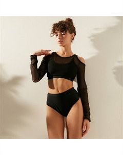 Купальник женский «Sport» раздельный цвет чёрный, размер 46 Minaku