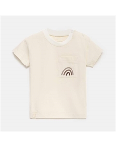 Футболка Радуга, рост 68-74 см, бежевый Крошка я