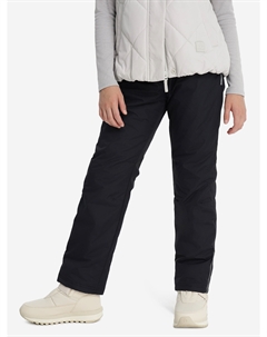 Брюки утепленные для девочек, Черный Outventure