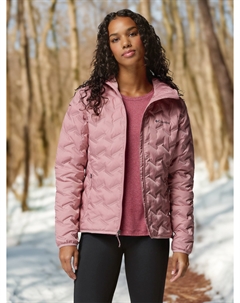 Пуховик женский Delta Ridge II Down Hooded Jacket, Розовый Columbia